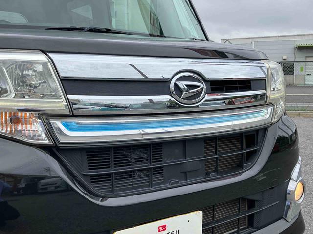 タントカスタムRSターボエンジン 両側電動スライドドア 15インチアルミホイール フロントグリルイルミ LEDヘッドライト ハロゲンフォグランプ プッシュボタンスターター 電動格納ドアミラー スライドドアサンシェード(千葉県)の中古車