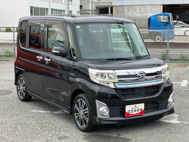 タントカスタムRSターボエンジン 両側電動スライドドア 15インチアルミホイール フロントグリルイルミ LEDヘッドライト ハロゲンフォグランプ プッシュボタンスターター 電動格納ドアミラー スライドドアサンシェード(千葉県)の中古車