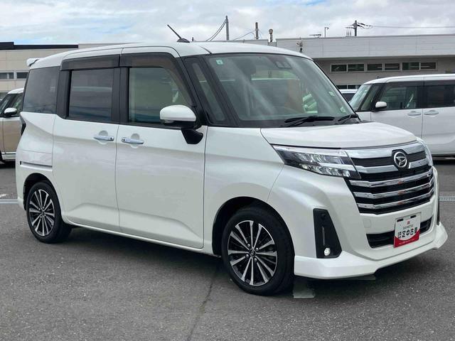 トールカスタムG ターボターボ ETC バックカメラ 全車速追従クルコン LEDヘッドライト オートライト オートハイビーム 衝突被害軽減装置 コーナーセンサー 電動駐車ブレーキ キーフリー ルーフエンドスポイラー アルミ(千葉県)の中古車