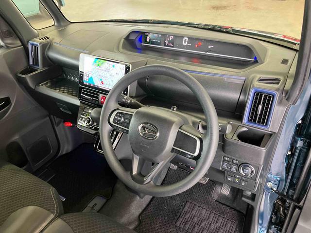 タントカスタムＸ９型ナビ／地デジ／ＤＶＤ／ＢＴ／ＵＳＢ　全周囲カメラ　前後ドラレコ　ＥＴＣ　両側電動スライドドア　シートヒーター　ＬＥＤヘッドライト　オートライト　ＡＨＢ　コ−ナ−センサー　キーフリー　アルミホイール（千葉県）の中古車