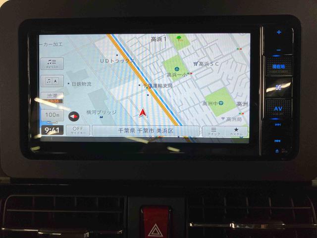 タントカスタムＲＳバックカメラ連動フルセグナビ　ブルートゥース対応　ＥＴＣ　　ＴＶナビキット　前席シートヒーター　オートブレーキホールド付き電動パーキング　前後コーナーセンサー　上下２段調整式デッキボード（千葉県）の中古車