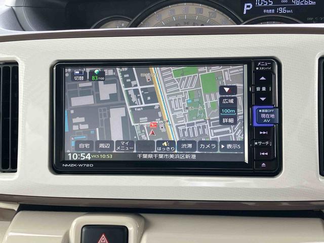ムーヴキャンバスＧメイクアップＶＳ　ＳＡIIIナビ／ＴＶ／ＤＶＤ／ＢＴ／ＵＳＢ　全周囲カメラ　前後ドラレコ　運転席シートヒーター　ＬＥＤヘッドライト　オートライト　スマアシ　置き楽ＢＯＸ　フロントガラスディアイサー　両側電動スライドドア　ステリモ（千葉県）の中古車