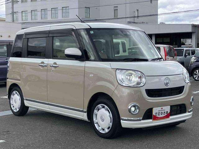 ムーヴキャンバスＧメイクアップＶＳ　ＳＡIIIナビ／ＴＶ／ＤＶＤ／ＢＴ／ＵＳＢ　全周囲カメラ　前後ドラレコ　運転席シートヒーター　ＬＥＤヘッドライト　オートライト　スマアシ　置き楽ＢＯＸ　フロントガラスディアイサー　両側電動スライドドア　ステリモ（千葉県）の中古車