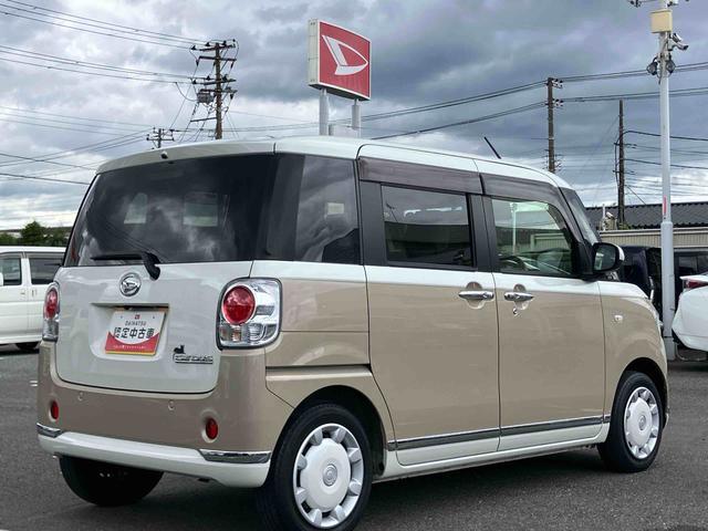 ムーヴキャンバスＧメイクアップＶＳ　ＳＡIIIナビ／ＴＶ／ＤＶＤ／ＢＴ／ＵＳＢ　全周囲カメラ　前後ドラレコ　運転席シートヒーター　ＬＥＤヘッドライト　オートライト　スマアシ　置き楽ＢＯＸ　フロントガラスディアイサー　両側電動スライドドア　ステリモ（千葉県）の中古車