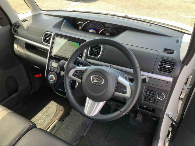 タントカスタムＲＳ　トップエディションＳＡIIIターボ　８型ナビ／ＴＶ／ＤＶＤ／ＢＴ／ＵＳＢ　バックカメラ　ＥＴＣ　トップシェイドガラス　ＬＥＤヘッドライト　衝突軽減装置　両側電動スライドドア　革巻ハンドル　キーフリー　イモビライザー　盗難防止警報（千葉県）の中古車