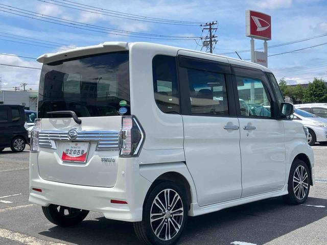 タントカスタムＲＳ　トップエディションＳＡIIIターボ　８型ナビ／ＴＶ／ＤＶＤ／ＢＴ／ＵＳＢ　バックカメラ　ＥＴＣ　トップシェイドガラス　ＬＥＤヘッドライト　衝突軽減装置　両側電動スライドドア　革巻ハンドル　キーフリー　イモビライザー　盗難防止警報（千葉県）の中古車