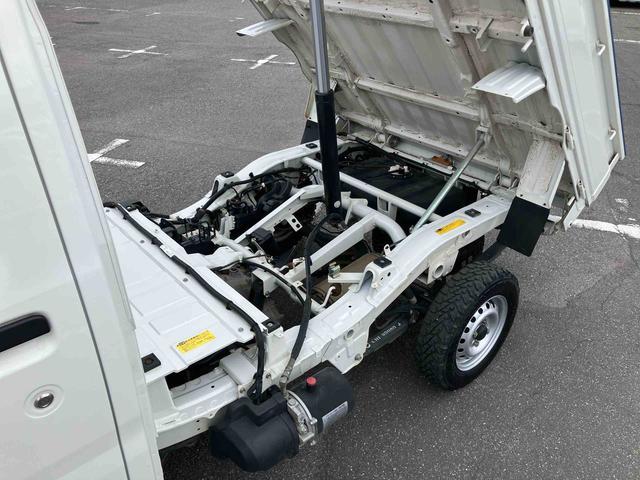 ハイゼットトラックローダンプ４ＷＤ　オートマ　４枚リーフ　荷台三方開　荷台作業灯　大型ヘッドレスト　ハロゲンヘッドライト　マニュアルエアコン　パワーステアリング　サイドレバー式駐車ブレーキ　スピーカー一体型ＡＭ／ＦＭラジオ（千葉県）の中古車