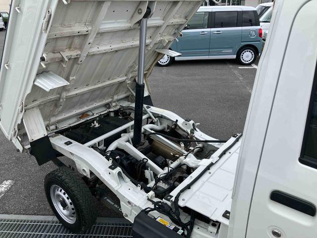 ハイゼットトラックローダンプ４ＷＤ　オートマ　４枚リーフ　荷台三方開　荷台作業灯　大型ヘッドレスト　ハロゲンヘッドライト　マニュアルエアコン　パワーステアリング　サイドレバー式駐車ブレーキ　スピーカー一体型ＡＭ／ＦＭラジオ（千葉県）の中古車
