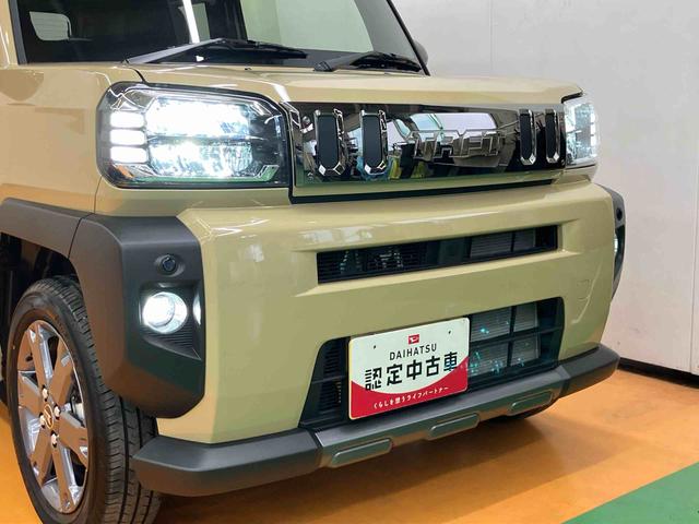 タフトGターボ ダーククロムベンチャー前後ダークガーニッシュ ガラスルーフ ルーフレール 15インチアルミ LEDヘッド/フォグランプ バックカメラ スマートキー シートヒーター 電動駐車ブレーキ 自動追従クルコン 衝突被害軽減ブレーキ(千葉県)の中古車