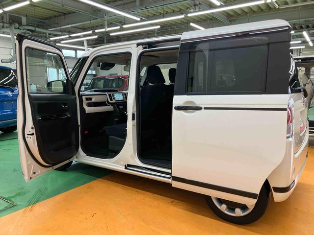 ムーヴキャンバスＧブラックアクセントＶＳ　ＳＡIII８型ナビ／ＴＶ／ＤＶＤ／ＢＴ／ＵＳＢ　全周囲カメラ　前後ドラレコ　運転席シートヒーター　ＬＥＤヘッドライト　オートライト　ブラック内装　衝突軽減装置　置き楽ＢＯＸ　両側電動スライドドア　ボタンスタート（千葉県）の中古車