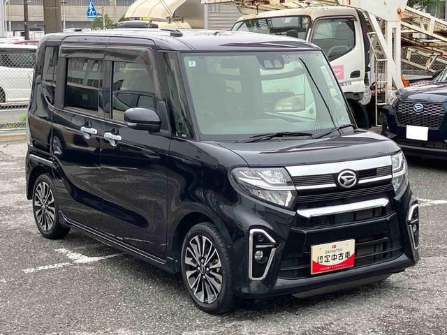 タントカスタムRS9型ナビ/BT/TV/DISC/Bカメラ 前後ドラレコ ETC ターボ 両側パワスラ 15インチアルミ LEDヘッド/フォグ シートヒーター 電動駐車ブレーキ 自動追従クルコン 衝突被害軽減ブレーキ(千葉県)の中古車
