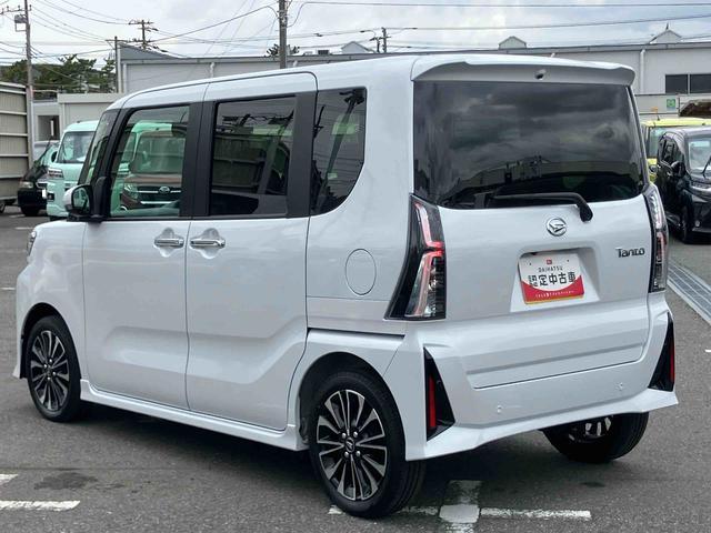 タントカスタムＲＳリミテッドターボ　バックカメラ　全車速追従クルコン　ＬＥＤヘッドライト　フォグランプ　オートライト　ＡＤＢ　両側電動スライド　シートヒーター　革巻ステアリング　コ−ナ−センサー　電動駐車ブレーキ　アルミホイール（千葉県）の中古車
