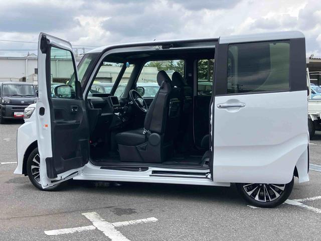 タントカスタムＲＳリミテッドターボ　バックカメラ　全車速追従クルコン　ＬＥＤヘッドライト　フォグランプ　オートライト　ＡＤＢ　両側電動スライド　シートヒーター　革巻ステアリング　コ−ナ−センサー　電動駐車ブレーキ　アルミホイール（千葉県）の中古車