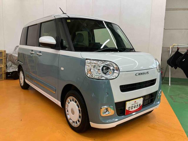 ムーヴキャンバスストライプスＧ　エコアイドル非装着車スマホ連携９インチディスプレイオーディオ　ＵＳＢ接続　ＨＤＭＩ接続　フロント．リヤドライブレコーダー連動　ワイヤレス充電器Ｑｉ　置きラクボックス　ホットカップホルダー　電動パーキングブレーキ（千葉県）の中古車