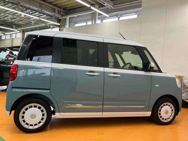 ムーヴキャンバスストライプスＧ　エコアイドル非装着車スマホ連携９インチディスプレイオーディオ　ＵＳＢ接続　ＨＤＭＩ接続　フロント．リヤドライブレコーダー連動　ワイヤレス充電器Ｑｉ　置きラクボックス　ホットカップホルダー　電動パーキングブレーキ（千葉県）の中古車