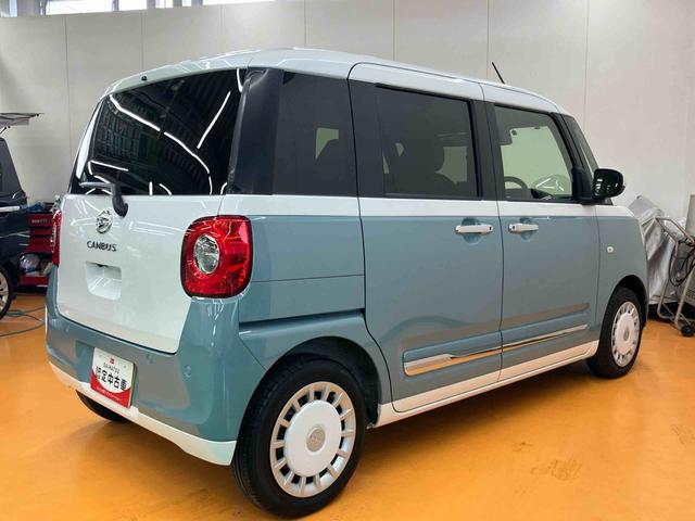 ムーヴキャンバスストライプスＧ　エコアイドル非装着車スマホ連携９インチディスプレイオーディオ　ＵＳＢ接続　ＨＤＭＩ接続　フロント．リヤドライブレコーダー連動　ワイヤレス充電器Ｑｉ　置きラクボックス　ホットカップホルダー　電動パーキングブレーキ（千葉県）の中古車