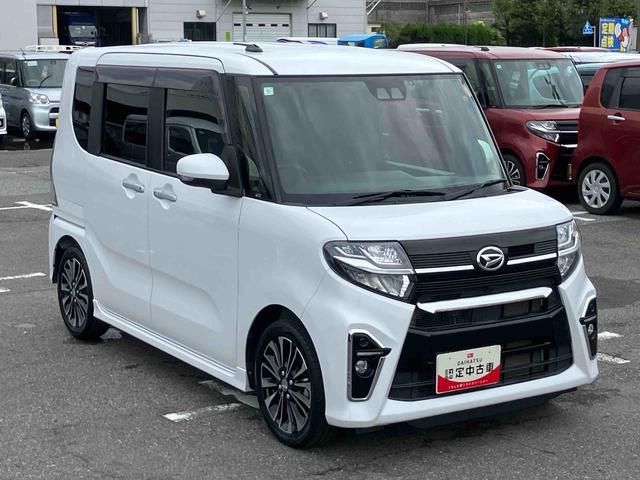タントカスタムRS9型ナビ/BT/TV/DISC/バックカメラ 前後ドラレコ ETC ターボ 両側パワスラ 15インチアルミ LEDヘッド/フォグ シートヒーター 運転席ロングスライド クルコン 衝突被害軽減ブレーキ(千葉県)の中古車