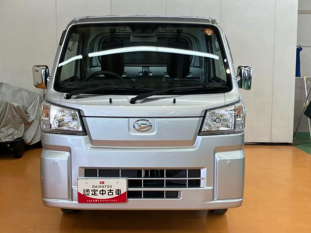 ハイゼットトラックスタンダードスマアシ ダイハツ予防安全機能 3モード選択電子制御式4WD マニュアルレベリング機能付LEDヘッドライト 荷台マット テールゲートチェーン ゲートプロテクター ガードフレームプロテクター(千葉県)の中古車
