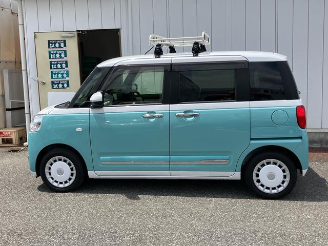 ムーヴキャンバスストライプスＧルーフキャリア　カーナビ　バックモニター　電動パーキングブレーキ　電動スライドドア　ＬＥＤヘッドライト　フォグランプ（千葉県）の中古車