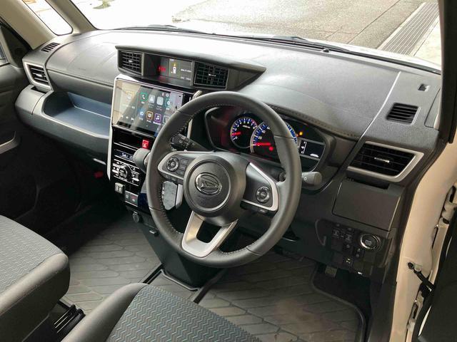 トールカスタムG ターボ9型ディスプレイオーディオ/TV/BT/USB バックカメラ 全車速追従クルコン LEDヘッドライト オートライト スマアシ コーナーセンサー 電動駐車ブレーキ キーフリー 革巻きステアリング アルミ(千葉県)の中古車
