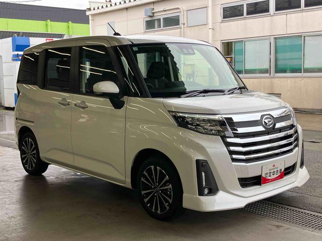 トールカスタムG ターボ9型ディスプレイオーディオ/TV/BT/USB バックカメラ 全車速追従クルコン LEDヘッドライト オートライト スマアシ コーナーセンサー 電動駐車ブレーキ キーフリー 革巻きステアリング アルミ(千葉県)の中古車