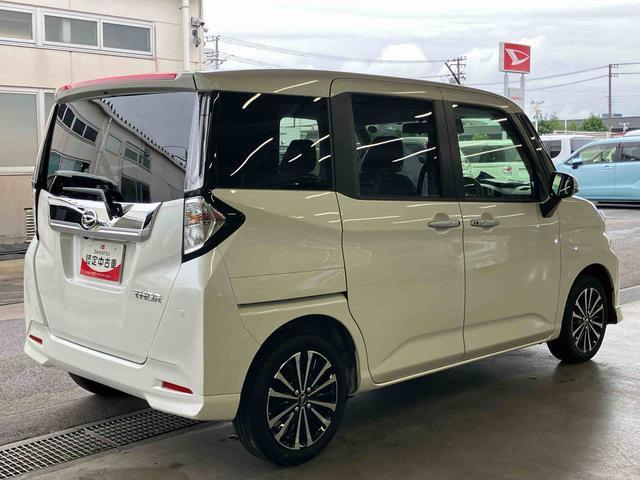 トールカスタムG ターボ9型ディスプレイオーディオ/TV/BT/USB バックカメラ 全車速追従クルコン LEDヘッドライト オートライト スマアシ コーナーセンサー 電動駐車ブレーキ キーフリー 革巻きステアリング アルミ(千葉県)の中古車