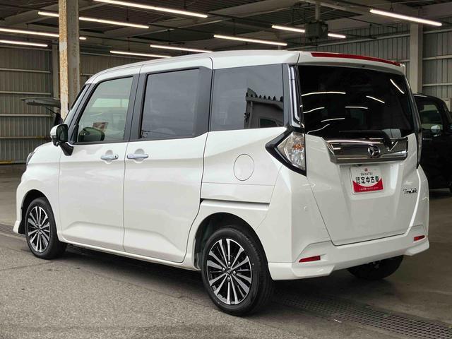 トールカスタムG ターボ9型ディスプレイオーディオ/TV/BT/USB バックカメラ 全車速追従クルコン LEDヘッドライト オートライト スマアシ コーナーセンサー 電動駐車ブレーキ キーフリー 革巻きステアリング アルミ(千葉県)の中古車