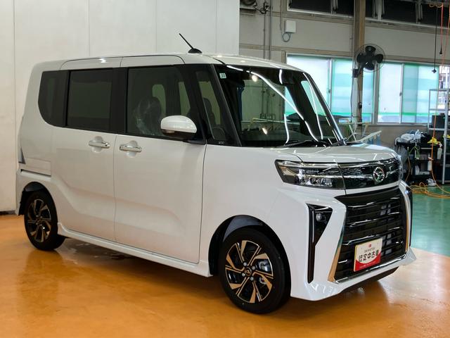 タントカスタムXリミテッドスマアシ ダイハツ予防安全機能 アダプティブクルーズコントロール オートブレーキホールド付き電動パーキング 前席シートヒーター ミラクルオープンドア 上下2段調整式デッキボード アイドリングストップ(千葉県)の中古車