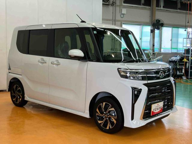 タントカスタムXリミテッドスマアシ ダイハツ予防安全機能 アダプティブクルーズコントロール ビルトインETC オートブレーキホールド付き電動パーキング 前席シートヒーター 上下2段調整式デッキボード アイドリングストップ(千葉県)の中古車