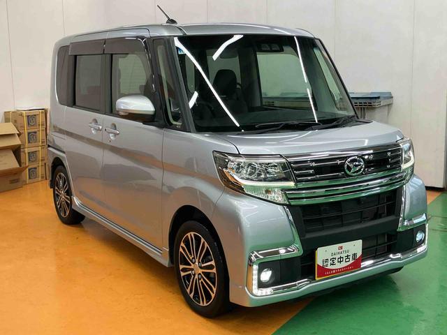 タントカスタムRS トップエディションリミテッドSAIIIターボ DVD/BT/USB 全周囲カメラ トップシェイドガラス LEDヘッドライト オートライト AHB 衝突軽減装置 両側電動スライドドア 革巻ハンドル キーフリー イモビライザー 盗難防止警報(千葉県)の中古車