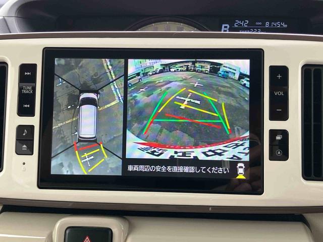ムーヴキャンバスGメイクアップVS SAIII8型ナビ/地デジ/DVD/BT/USB 全周囲カメラ 前後ドラレコ 置楽BOX LEDヘッドライト オートライト オートハイビーム スマアシ 両側電動スライド ボタンスタート 盗難防止警報 キーフリー(千葉県)の中古車