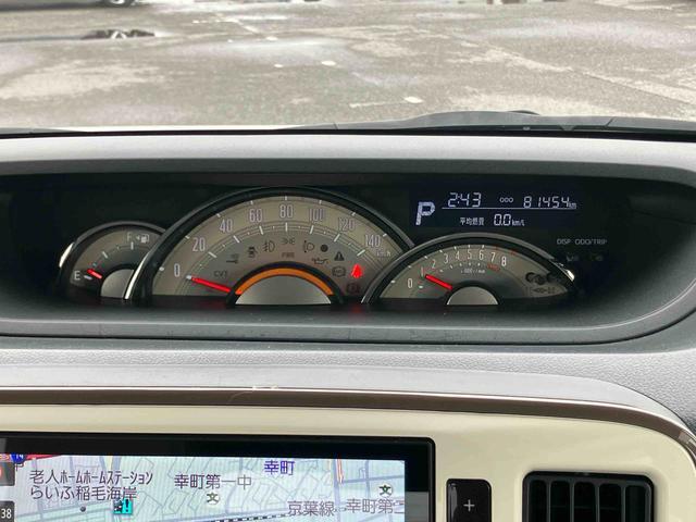 ムーヴキャンバスGメイクアップVS SAIII8型ナビ/地デジ/DVD/BT/USB 全周囲カメラ 前後ドラレコ 置楽BOX LEDヘッドライト オートライト オートハイビーム スマアシ 両側電動スライド ボタンスタート 盗難防止警報 キーフリー(千葉県)の中古車