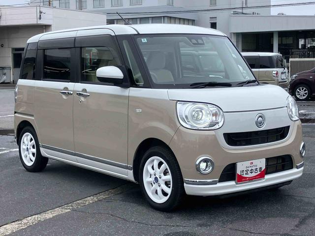 ムーヴキャンバスGメイクアップVS SAIII8型ナビ/地デジ/DVD/BT/USB 全周囲カメラ 前後ドラレコ 置楽BOX LEDヘッドライト オートライト オートハイビーム スマアシ 両側電動スライド ボタンスタート 盗難防止警報 キーフリー(千葉県)の中古車
