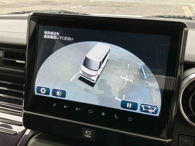 スペーシアカスタムハイブリッドXSターボハイブリッド ターボ 9型ナビ/TV/DVD/BT/USB 全周囲カメラ ETC 全車速追従クルコン 運転席シートヒーター LEDヘッドライト オートライト 衝突軽減装置 両側電動スライドドア アルミ(千葉県)の中古車