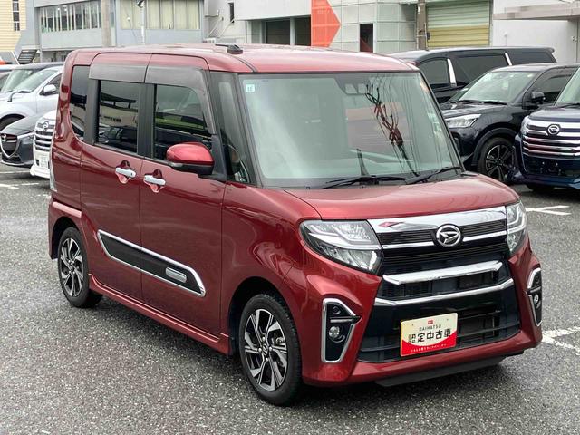 タントカスタムXスタイルセレクションナビ/BT/TV/DISC/バックカメラ 前後ドラレコ サイドガーニッシュ 両側パワスラ 14インチアルミ LEDヘッド/フォグ シートヒーター 運転席ロングスライド 衝突被害軽減ブレーキ(千葉県)の中古車