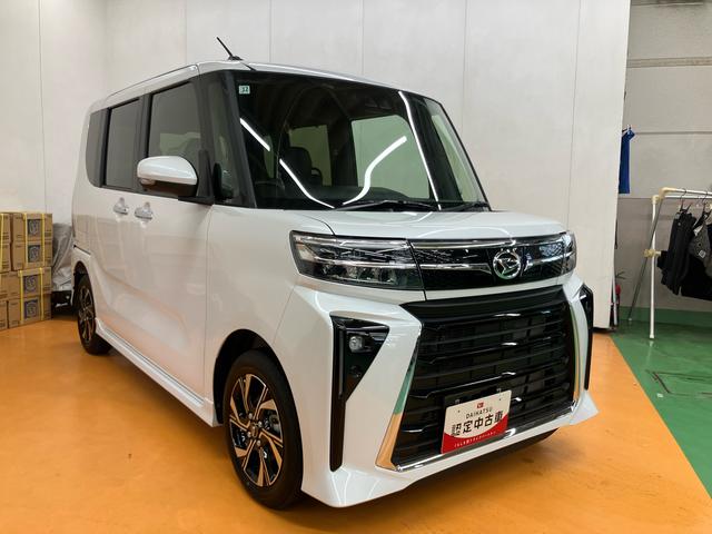 タントカスタムXリミテッドスマアシ ダイハツ予防安全機能 アダプティブクルーズコントロール ビルトインETC 前席シートヒーター 上下2段調整式デッキボード ミラクルオープンドア オートブレーキホールド付き電動パーキング(千葉県)の中古車