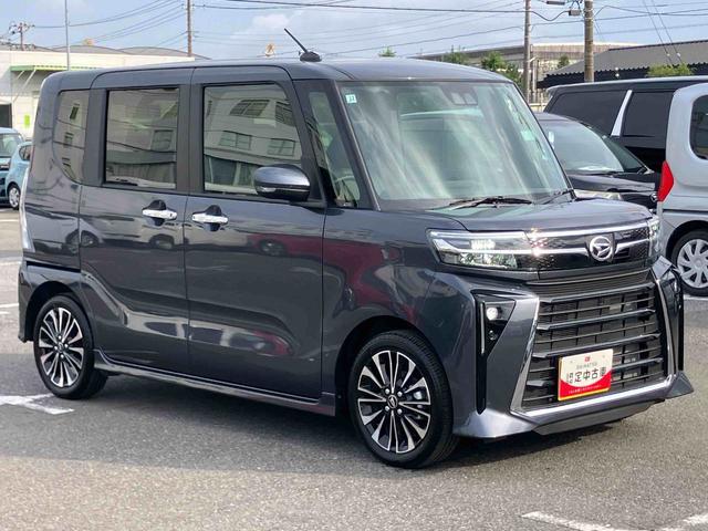 タントカスタムRSリミテッドターボ バックカメラ 全車速追従クルコン LEDヘッドライト オートライト ADB フォグランプ 両側電動スライド シートヒーター 革巻ステアリング コ−ナ−センサー 電動駐車ブレーキ アルミホイール(千葉県)の中古車