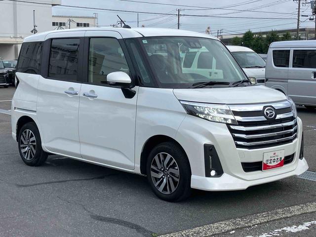 トールカスタムＧ９型ディスプレイオーディオ／ＴＶ／ＢＴ／ＵＳＢ　バックカメラ　全車速追従クルコン　ＬＥＤヘッドライト　オートライト　スマアシ　コーナーセンサー　電動駐車ブレーキ　キーフリー　革巻きステアリング　アルミ（千葉県）の中古車