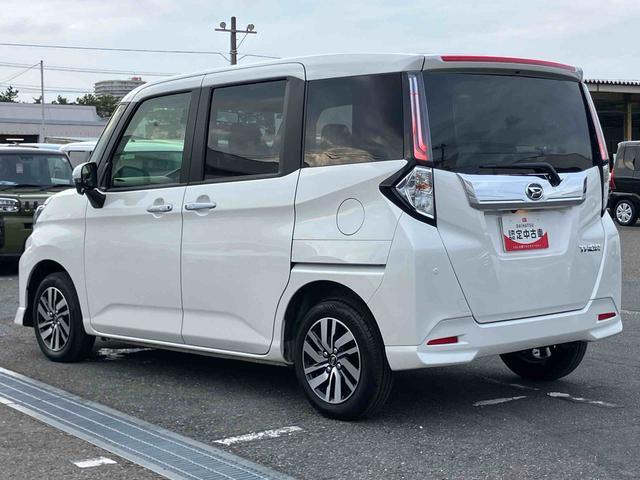 トールカスタムＧ９型ディスプレイオーディオ／ＴＶ／ＢＴ／ＵＳＢ　バックカメラ　全車速追従クルコン　ＬＥＤヘッドライト　オートライト　スマアシ　コーナーセンサー　電動駐車ブレーキ　キーフリー　革巻きステアリング　アルミ（千葉県）の中古車