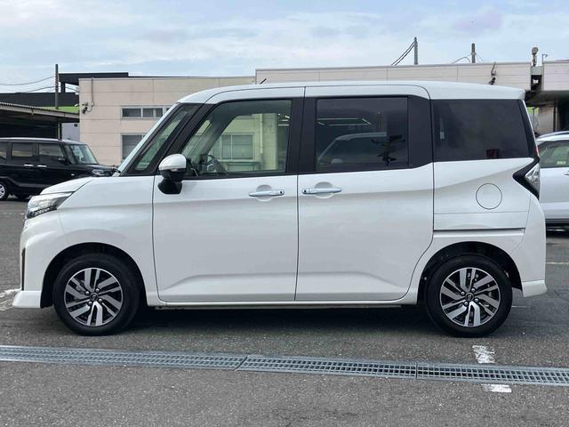 トールカスタムＧ９型ディスプレイオーディオ／ＴＶ／ＢＴ／ＵＳＢ　バックカメラ　全車速追従クルコン　ＬＥＤヘッドライト　オートライト　スマアシ　コーナーセンサー　電動駐車ブレーキ　キーフリー　革巻きステアリング　アルミ（千葉県）の中古車
