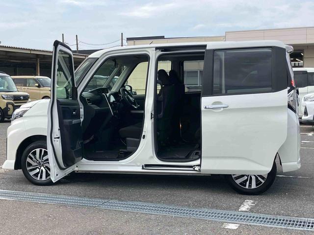 トールカスタムＧ９型ディスプレイオーディオ／ＴＶ／ＢＴ／ＵＳＢ　バックカメラ　全車速追従クルコン　ＬＥＤヘッドライト　オートライト　スマアシ　コーナーセンサー　電動駐車ブレーキ　キーフリー　革巻きステアリング　アルミ（千葉県）の中古車