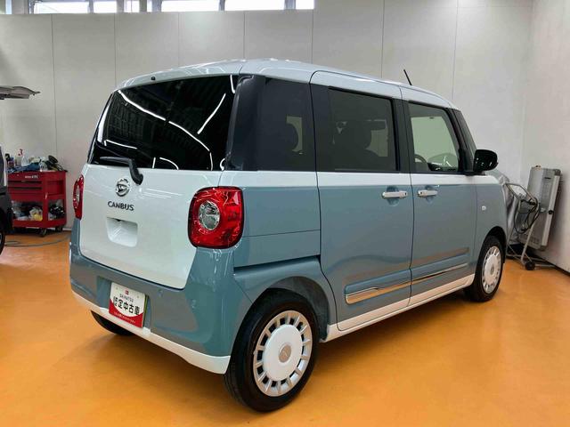 ムーヴキャンバスストライプスＧスマアシ　ダイハツ予防安全機能　置きラクボックス　ホットカップホルダー　オートブレーキホールド付き電動パーキング　前後コーナーセンサ　プッシュエンジンスタート　キーフリーシステム　アイドリングストップ（千葉県）の中古車