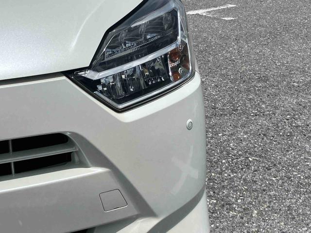 ミライースＸ　ＳＡIII衝突被害軽減ブレーキ　横滑り防止装置　前後コーナーセンサー　キーレスエントリー　オートライト　オートハイビーム　マニュアルレベリング機能付ＬＥＤヘッドライト　バニティーミラー付き左右サンバイザー（千葉県）の中古車