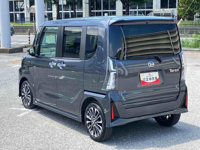タントカスタムRSリミテッドターボエンジン 両側パワスラ 15インチアルミ LEDヘッド&フォグ ETC バックカメラ シートヒーター 電動駐車ブレーキ 上下2段調節式デッキボード 自動追従クルコン 衝突被害軽減ブレーキ(千葉県)の中古車