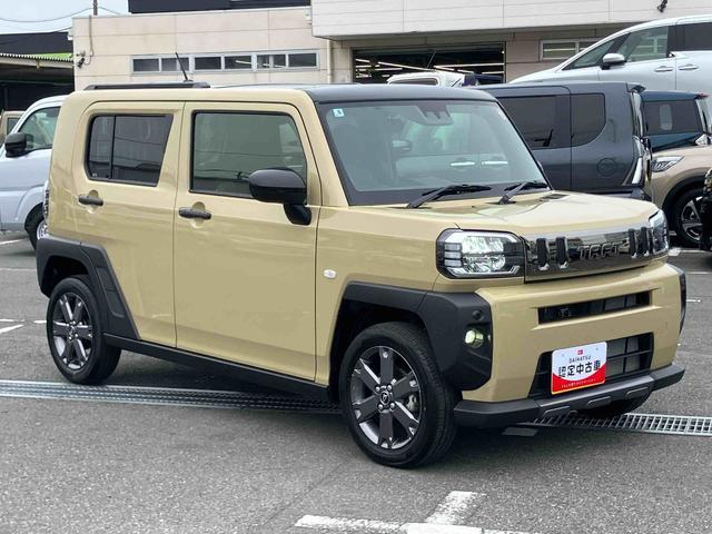 タフトGターボ ダーククロムベンチャーターボ ガラスルーフ ルーフレール ナビ/TV/BT/DVD/USB バックカメラ 全車速追従クルコン LEDヘッドランプ オートライト コ−ナ−センサー シートヒーター 電動駐車ブレーキ キーフリー(千葉県)の中古車