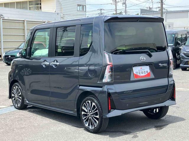 タントカスタムRSリミテッドターボ バックカメラ 全車速追従クルコン LEDヘッドライト フォグランプ オートライト ADB 両側電動スライド シートヒーター 革巻ステアリング コ−ナ−センサー 電動駐車ブレーキ アルミホイール(千葉県)の中古車