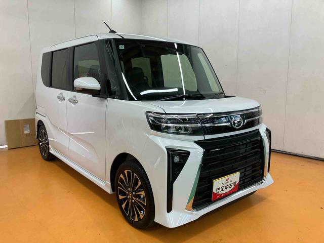 タントカスタムＲＳリミテッドスマアシ　ダイハツ予防安全機能　アダプティブクルーズコントロール　ビルトインＥＴＣ　オートブレーキホールド付き電動パーキング　上下２段調整式デッキボード　前席シートヒーター　ミラクルオープンドア（千葉県）の中古車