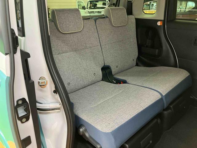 ムーヴキャンバスストライプスＧスマアシ　ダイハツ予防安全機能　置きラクボックス　ホットカップホルダー　前席シートヒーター　オートブレーキホールド付き電動パーキング　前後コーナーセンサー　プッシュエンジンスタート（千葉県）の中古車
