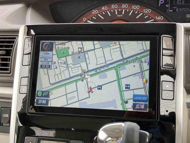 タントX SA8型ナビ/BT/TV/DISC/バックカメラ ETC 左側パワスラ プッシュボタンスターター オートエアコン 電動格納ドアミラー 運転席シートリフター 横滑り防止装置 衝突被害軽減ブレーキ(千葉県)の中古車