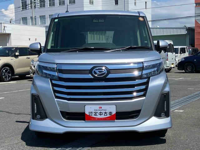 トールカスタムＧ９型ディスプレイオーディオ／ＴＶ／ＢＴ／ＵＳＢ　バックカメラ　全車速追従クルコン　ＬＥＤヘッドライト　オートライト　スマアシ　コーナーセンサー　電動駐車ブレーキ　キーフリー　革巻きステアリング　アルミ（千葉県）の中古車